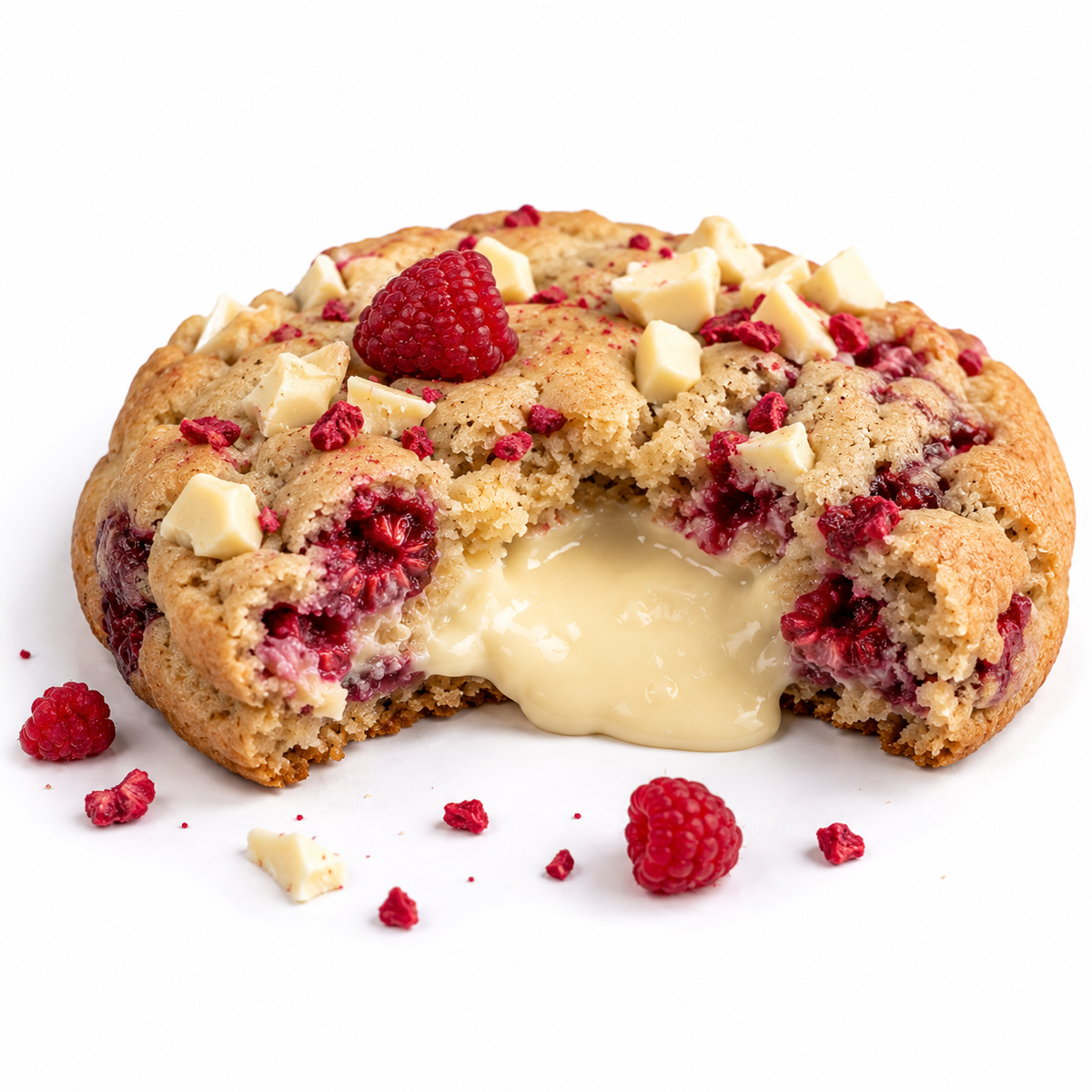 Cookie framboise chocolat blanc - La Touche Z