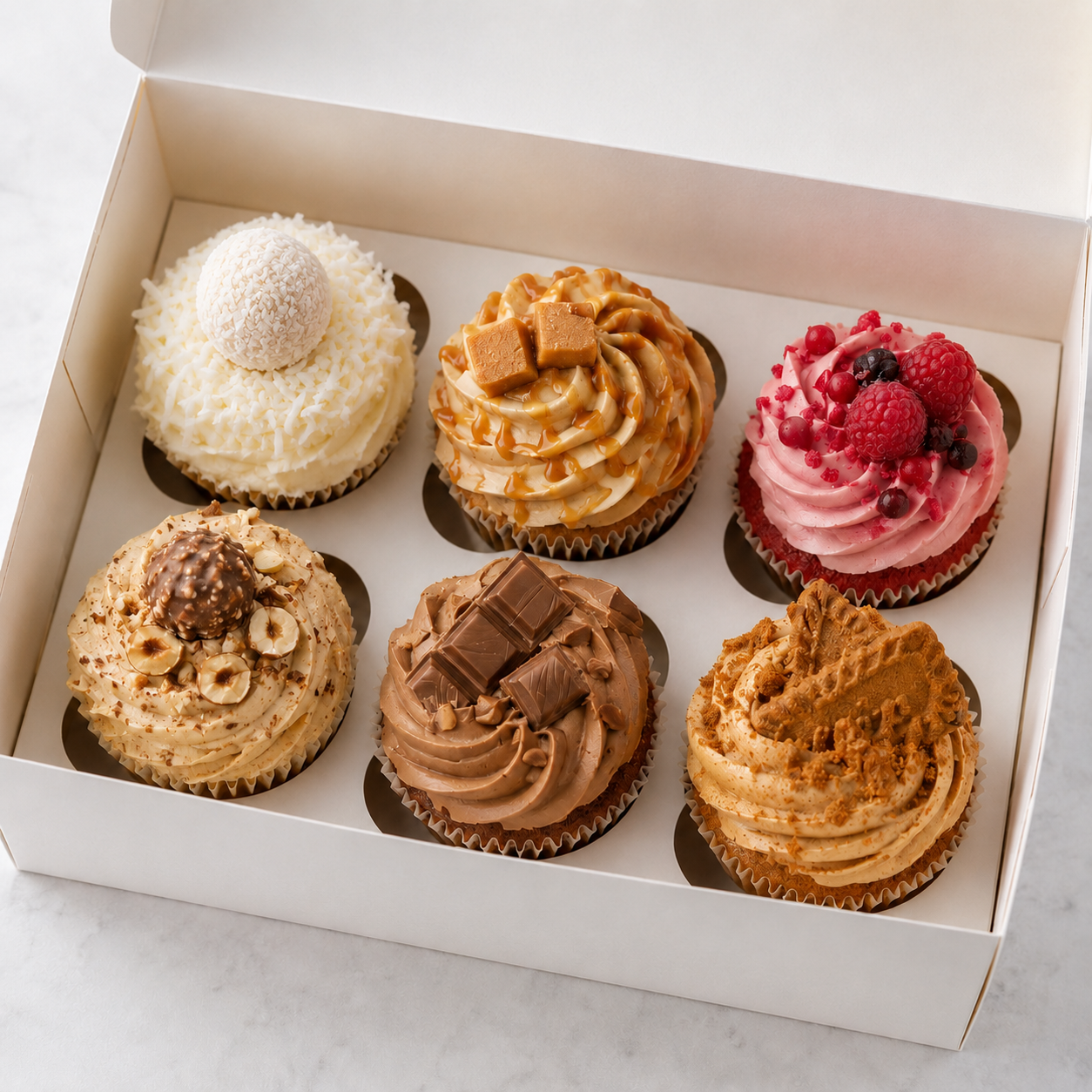 Box de cupcakes personnalisés