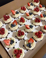 Box de cupcakes aux fruits rouges